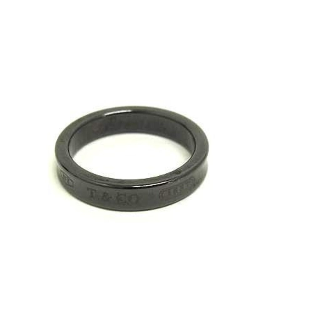 TIFFANY & Co. 1837 Narrow Ring, Midnight Black Titanium, Unisex